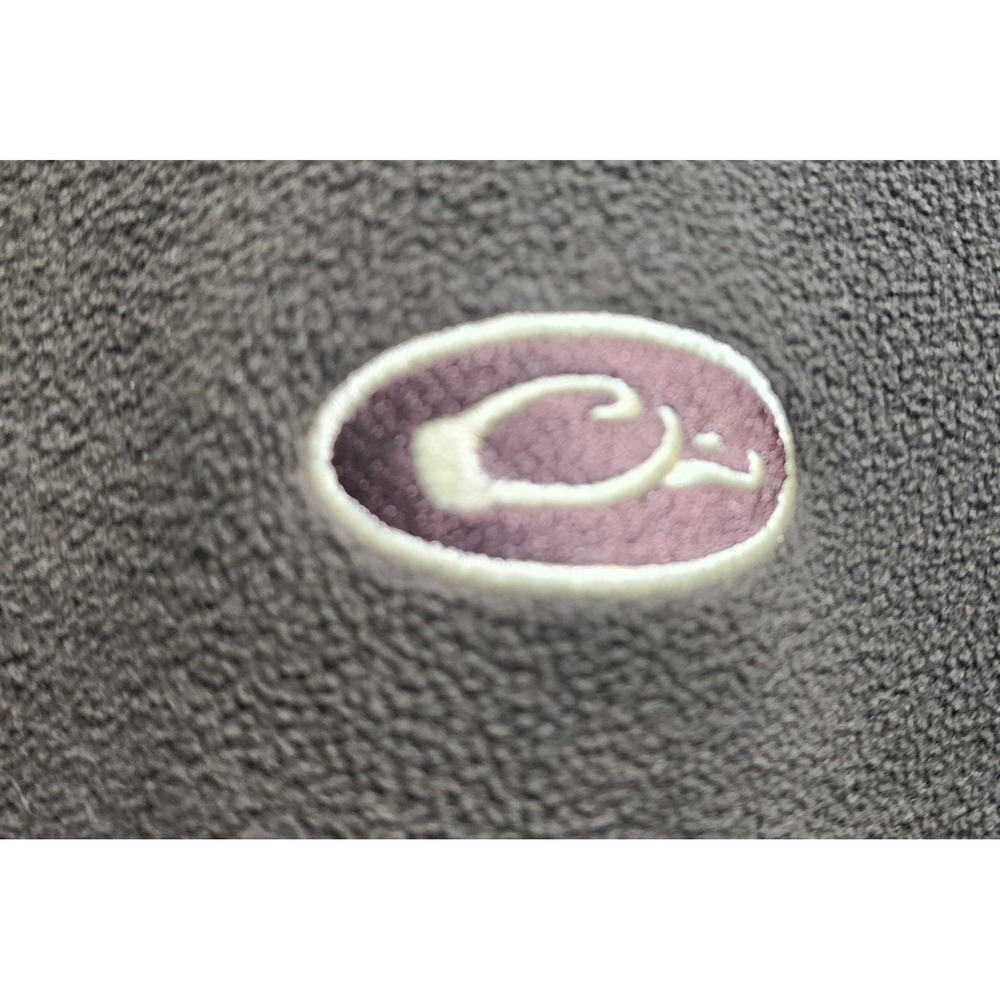 Drake Clothing Company Mens 2XL Brown Fleece Vest Full Zip Hunting Duck Logo - Picture 3 of 9